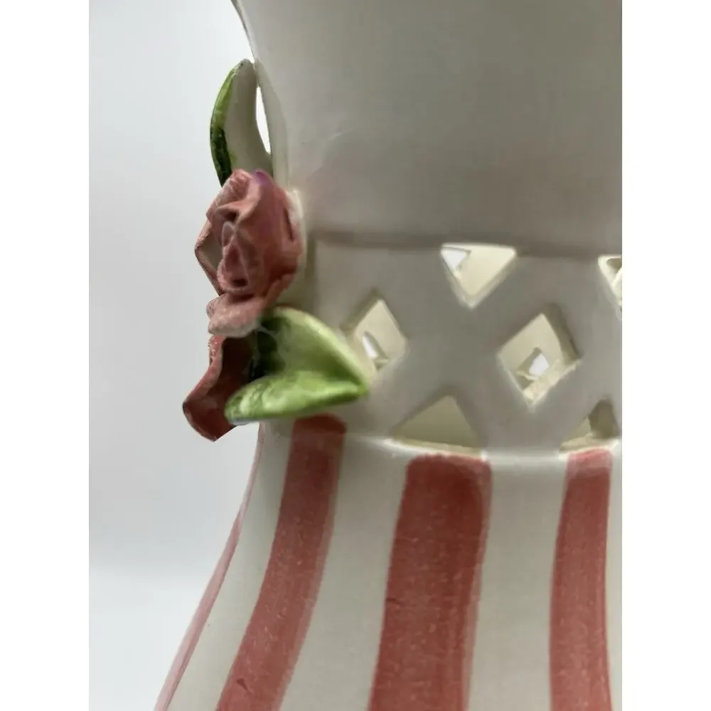 Hand Painted Vase Vintage 1970- 1990